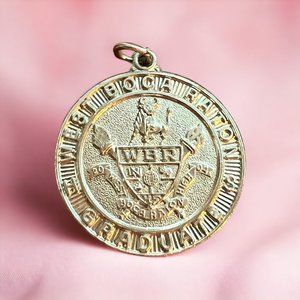 2004 West Boca Raton High School Graduate Pendant Medal Herff Jones 1.75"